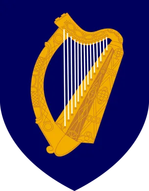 Das Wappen von Irland, Setanta Saki, Gemeinfrei.png