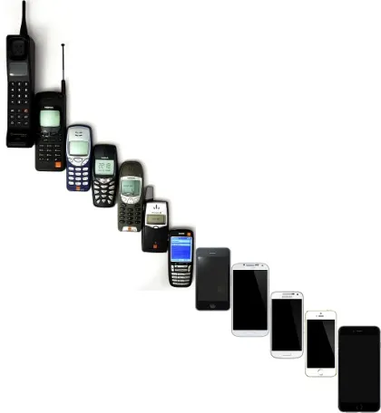 Mobile_Phone_Evolution_1992_-_2014, Jojhnjoy, Gemeinfrei.jpg