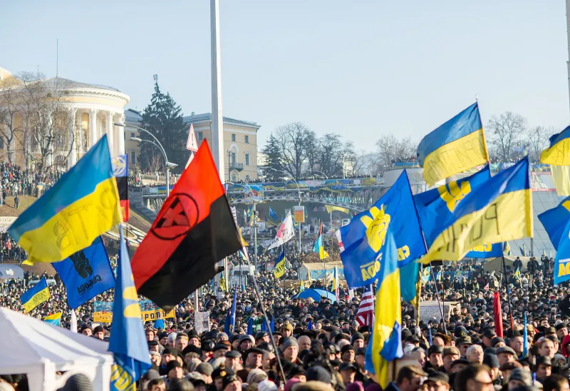 Anti-government_protests_in_Kiev,_December_29,_2013, Euro-Maidan, Sasha Maksymenko, CC BY 2.0