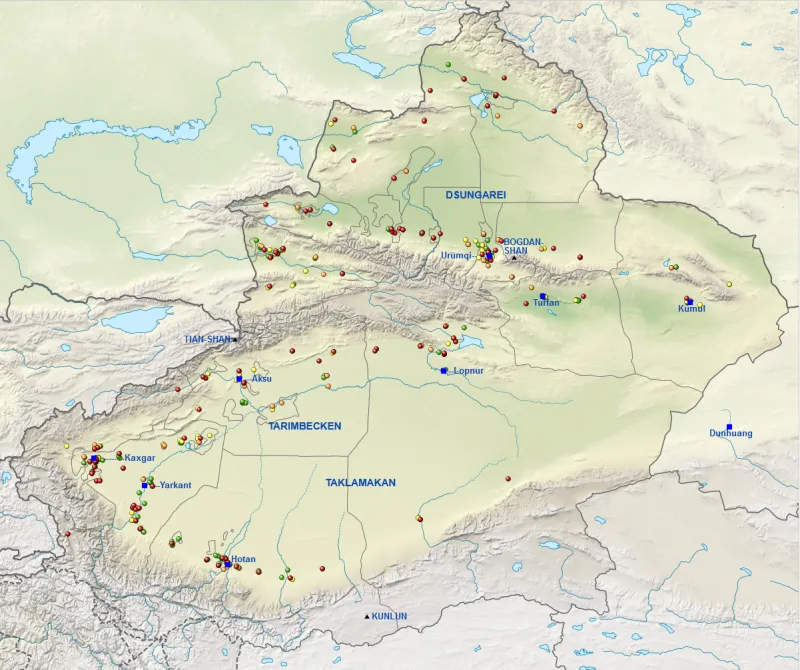 381 der seit 2017 erbauten oder erhblich erweiterten Umerziehungs-_und_Hafteinrichtungen_in_Xinjiang__ASPI-Studie_vom_24_September_2020, Anglo-Araneophilus-commonswiki, CC BY-SA 3.0